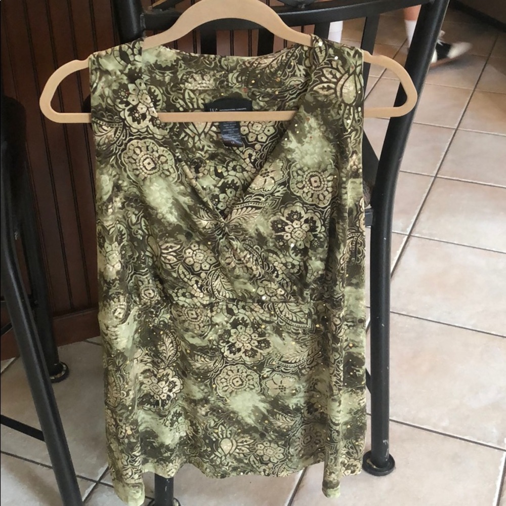 INC glitter top